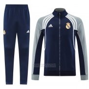 Jaqueta de Treinamento Real Madrid 2025-2026 Preto Cinza