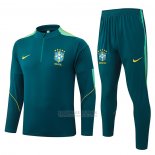 Sueter de Treinamento Brasil Crianca 2026-2027 Verde