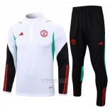 Sueter de Treinamento Manchester United 2023-2024 Branco