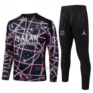 Sueter de Treinamento Paris Saint-Germain 2025-2026 Preto Rosa
