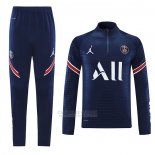 Sueter de Treinamento Paris Saint-Germain Jordan 2022-2023 Azul