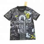 Tailandia Camisola Brasil Jesus 2024-2025 Preto