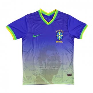 Tailandia Camisola Brasil Pele Special 2022 Azul