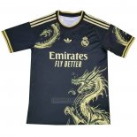 Tailandia Camisola Real Madrid Dragon 2024-2025 Preto Oro