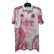 Tailandia Camisola Real Madrid Dragon 2025-2026 Rosa