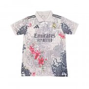 Tailandia Camisola Real Madrid Dragon 2025-2026 Branco Vermelho