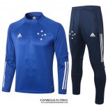 Sueter de Treinamento Cruzeiro 2020-2021 Azul