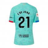 Camisola Barcelona Jogador F.de Jong 3º 2023-2024