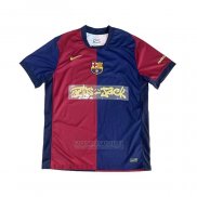 Camisola Barcelona 1º 2024-2025 Vermelho Azul