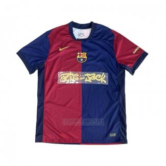 Camisola Barcelona 1º 2024-2025 Vermelho Azul
