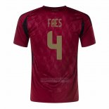 Camisola Belgica Jogador Faes 1º 2024