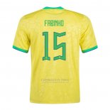 Camisola Brasil Jogador Fabinho 1º 2022