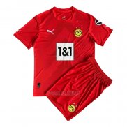 Camisola Dortmund Goleiro Crianca 2022-2023 Vermelho
