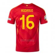 Camisola Espanha Jogador Rodrigo 1º 2024