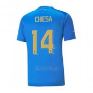 Camisola Italia Jogador Chiesa 1º 2022