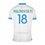 Camisola Olympique Marsella Jogador Malinovskyi 1º 2023-2024