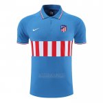 Camisola Polo del Atletico Madrid 2022-2023 Azul