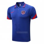 Camisola Polo del Atletico Madrid 2022-2023 Azul
