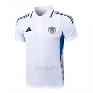 Camisola Polo del Manchester United 2025-2026 Branco