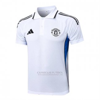 Camisola Polo del Manchester United 2025-2026 Branco