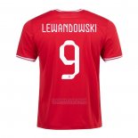 Camisola Polonia Jogador Lewandowski 2º 2022
