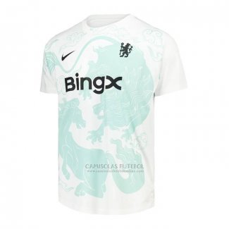 Camisola Pre Match del Chelsea 2025-2026 Branco Verde