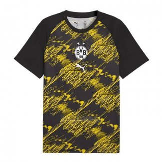 Camisola Pre Match del Dortmund 2026-2027 Preto Amarelo