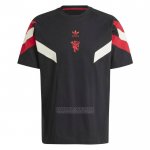 Camisola Pre Match del Manchester United 2024 Preto