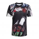 Camisola Pre Match del Manchester United 2025-2026 Preto Branco