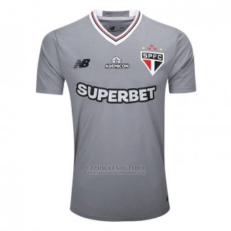 Camisola Sao Paulo Special Mulher 2025 Cinza