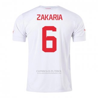 Camisola Suica Jogador Zakaria 2º 2022