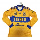 Camisola Tigres UANL 1º Manga Comprida 2020-2021