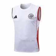 Camisola de Treinamento Ajax Sin Mangas 2025-2026 Branco
