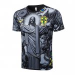 Camisola de Treinamento Brasil Jesus 2024-2025 Preto