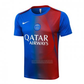 Camisola de Treinamento Paris Saint-Germain 2025-2026 Azul Vermelho