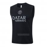 Camisola de Treinamento Paris Saint-Germain Sin Mangas 2025-2026 Preto