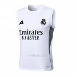 Camisola de Treinamento Real Madrid Sem Mangas 2025-2026 Branco