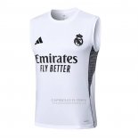 Camisola de Treinamento Real Madrid Sem Mangas 2025-2026 Branco