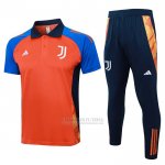Conjunto Polo del Juventus 2024-2025 Laranja