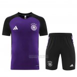 Fato de Treino Alemanha Manga Curta 2024-2025 Purpura - Calcas Curta