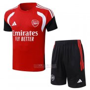 Fato de Treino Arsenal Manga Curta 2026-2027 Vermelho - Calcas Curta