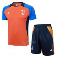 Fato de Treino Juventus Manga Curta 2024-2025 Laranja - Calcas Curta