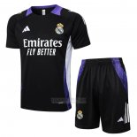 Fato de Treino Real Madrid Dragon Manga Curta 2024-2025 Preto Y Purpura - Calcas Curta
