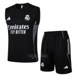Fato de Treino Real Madrid Sem Mangas 2025-2026 Preto