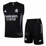 Fato de Treino Real Madrid Sem Mangas 2025-2026 Preto