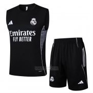 Fato de Treino Real Madrid Sem Mangas 2025-2026 Preto
