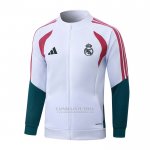 Jaqueta Real Madrid 2026-2027 Branco Vermelho