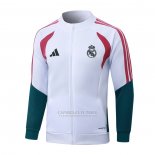 Jaqueta Real Madrid 2026-2027 Branco Vermelho