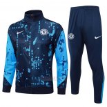 Jaqueta de Treinamento Chelsea 2024-2025 Azul Oscuro