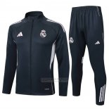 Jaqueta de Treinamento Real Madrid 2025-2026 Cinza
